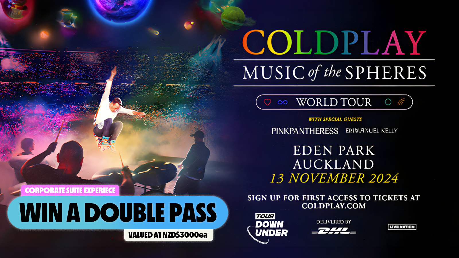 WIN AN EPIC COLDPLAY CORPORATE SUITE EXPERIENCE!